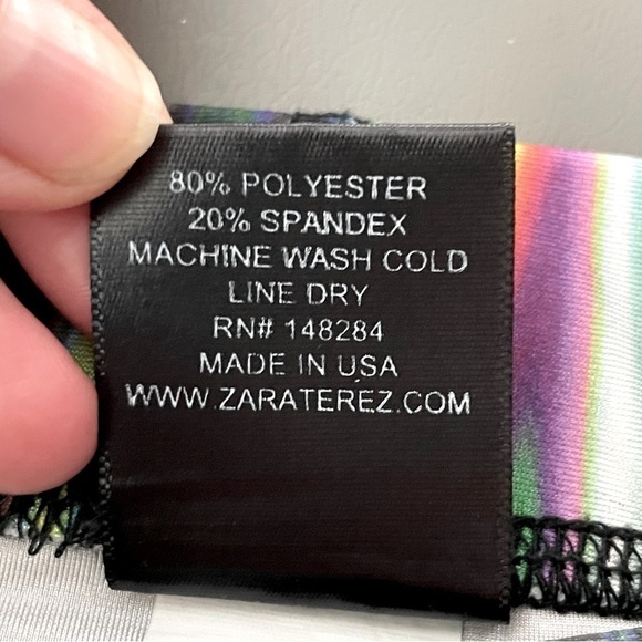 Zara Terez ZT Performance Rainbow Oil Slick Leggings – XS - Picture 5 of 9